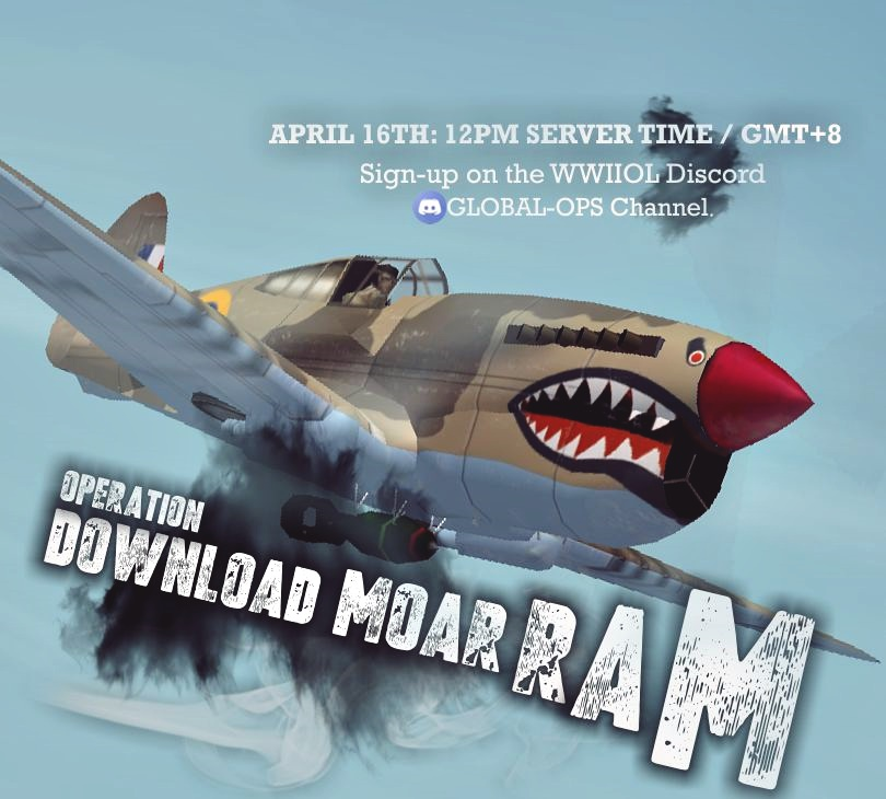 OPERATION:  Download Moar Ram - April 16th